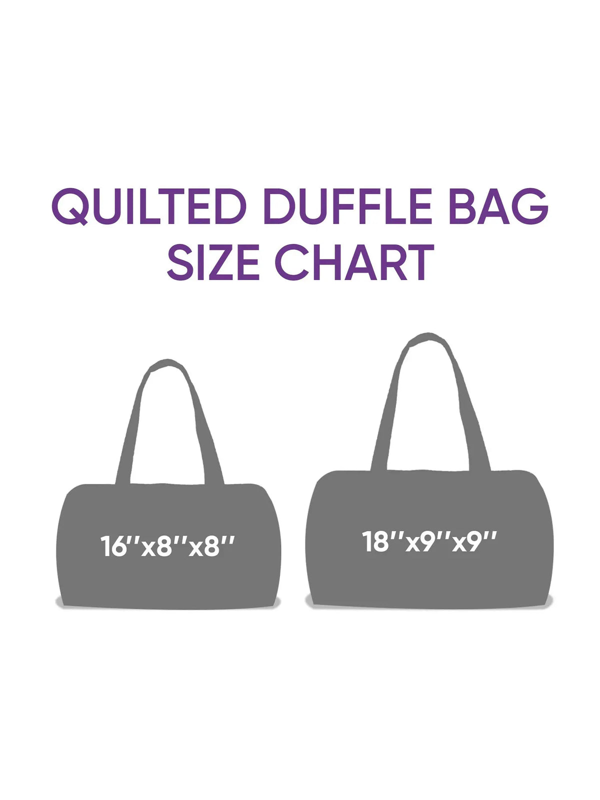 Vintage Horse Quilted Duffle Bag