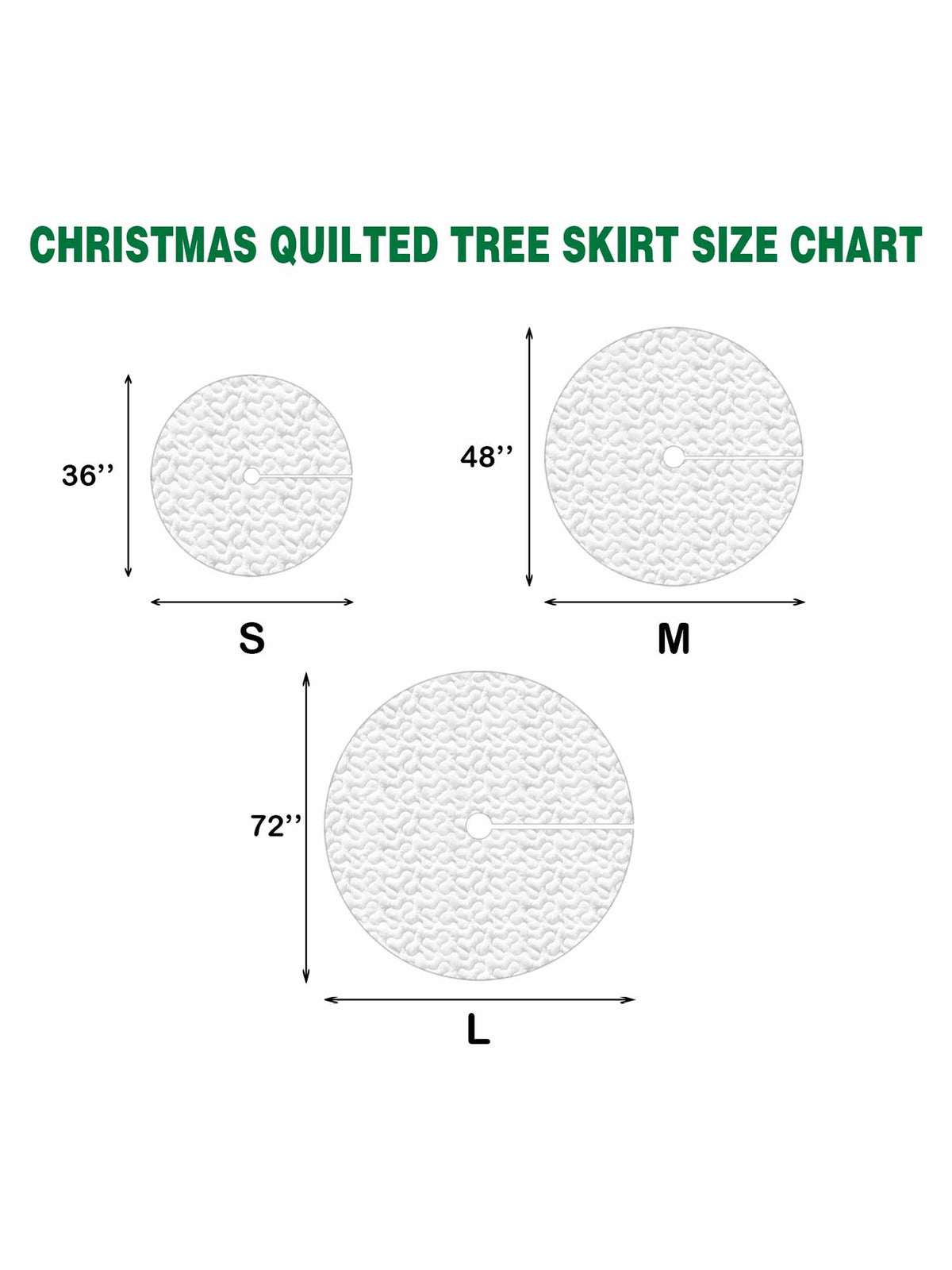 Garden Breeze Quilted Christmas Round Mat