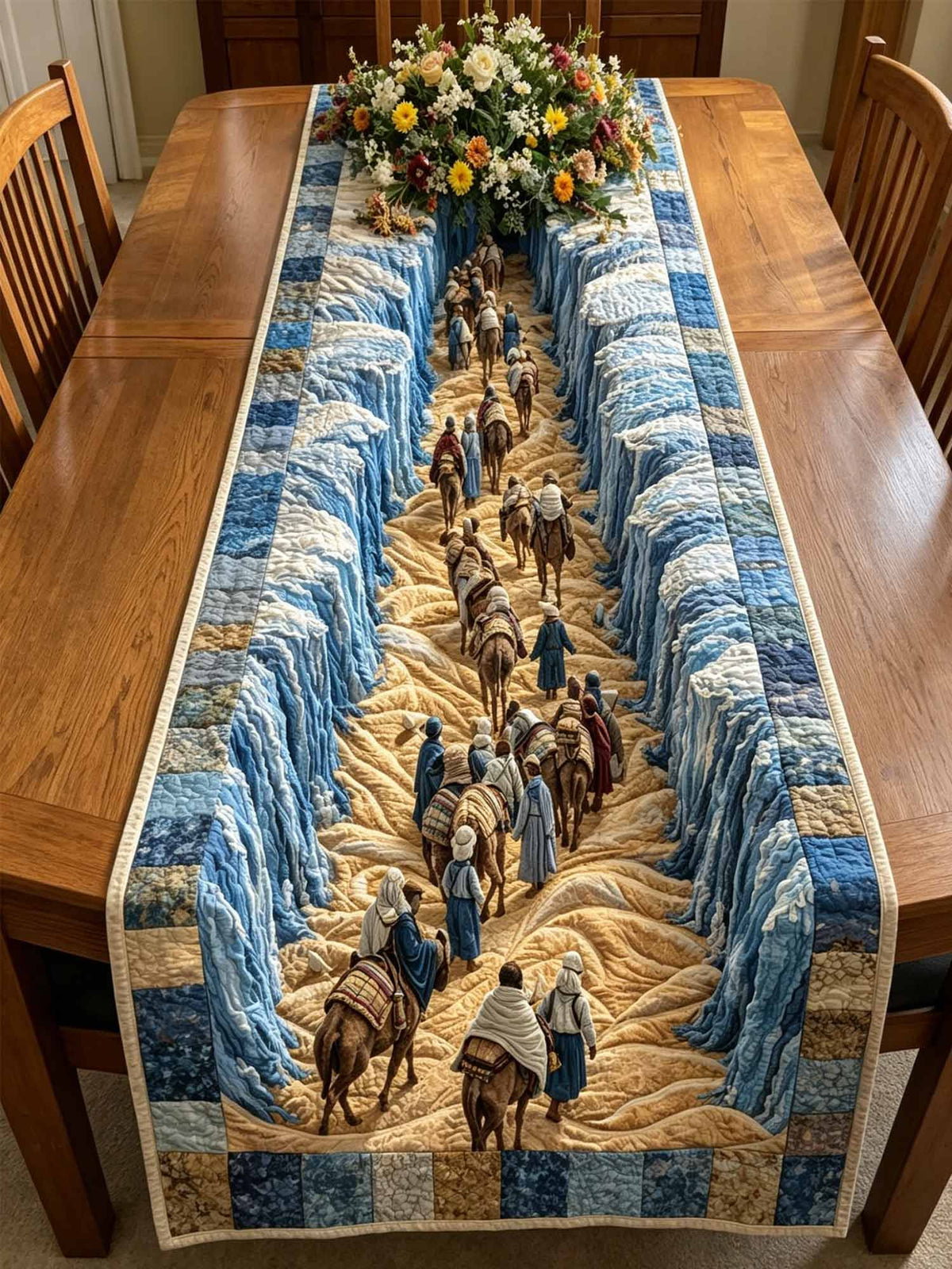 Passover Seder Quilted Table Runner