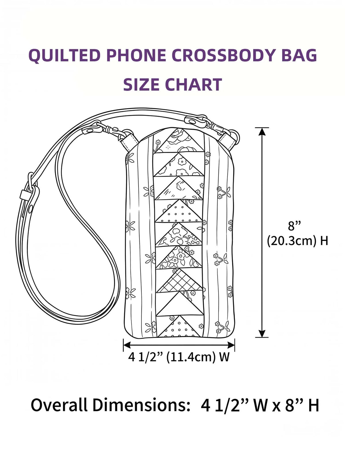 Ocean Quilted Slim Phone Crossbody Bag