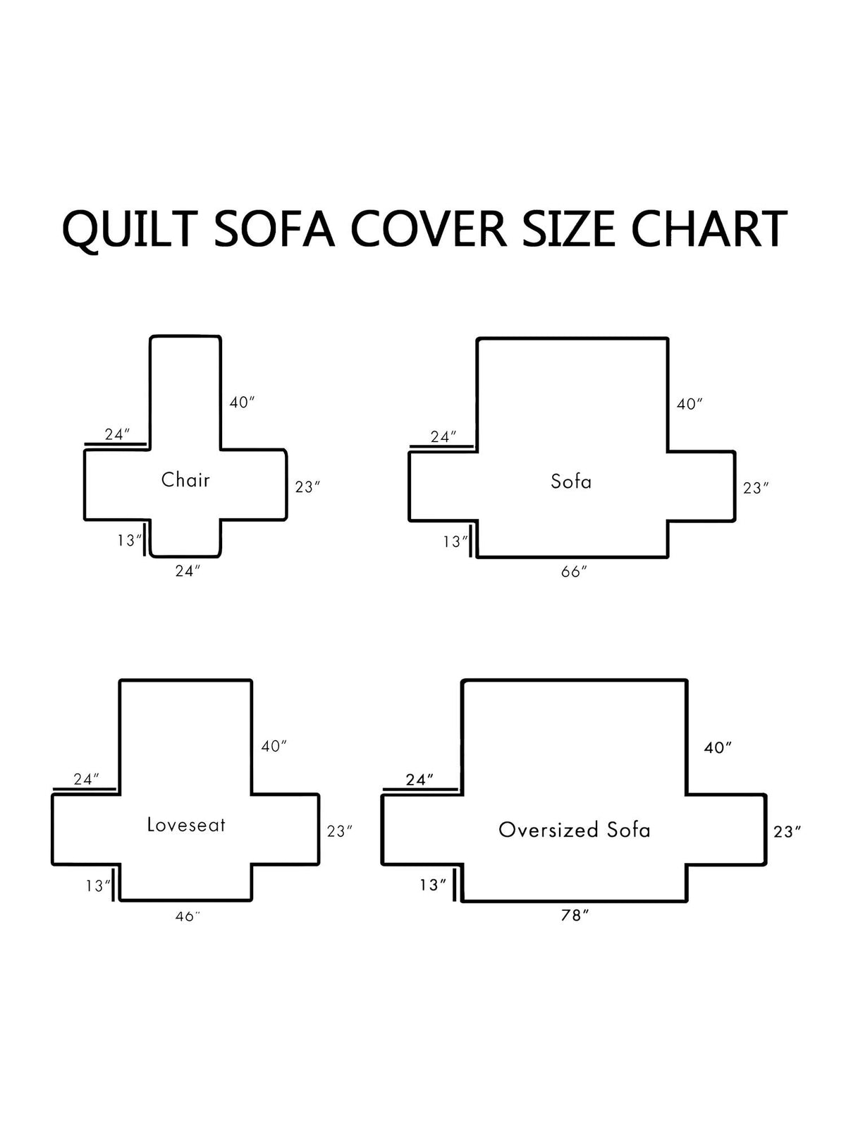 Reading Hollow Quilted Sofa Cover