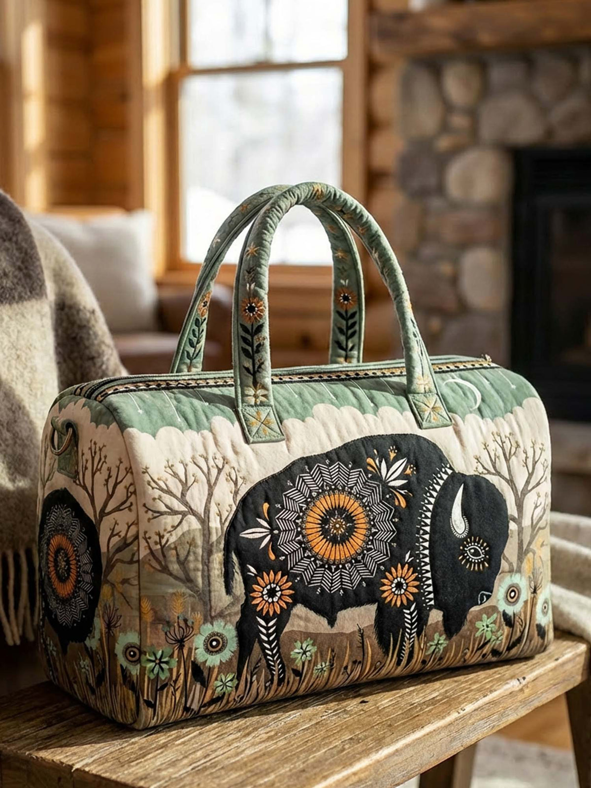 Off The Range Quilted Duffle Bag