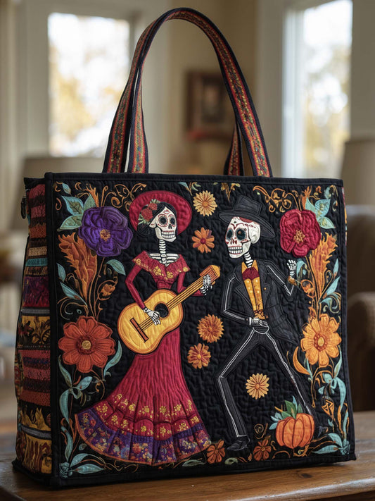 Love Of The Dead Quilted Tote Bag Style C